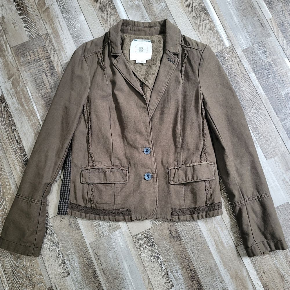 Anthropologie Hei Hei Delaine Blazer Size 8